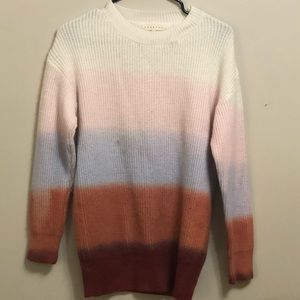 Ombré stripes sweater